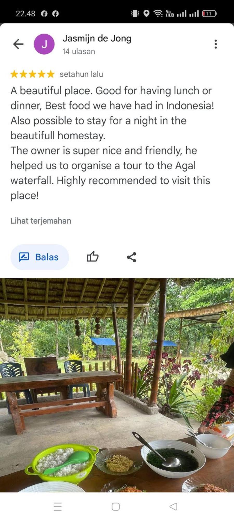 Tiu Batu Homestay Alas Kültér fotó